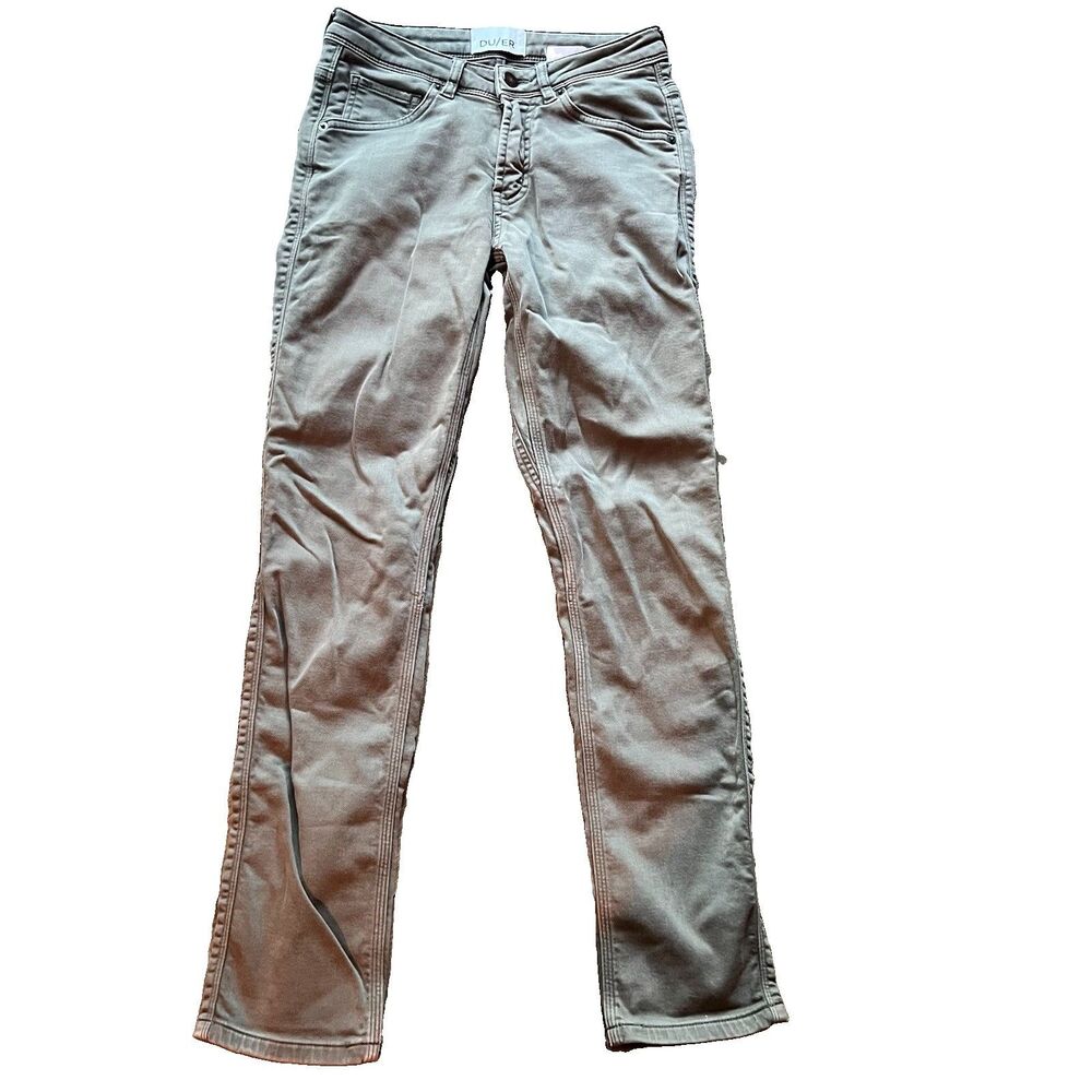 DU/ER Duer No Sweat Slim Fit 5-Pocket Performance Stretch Pants Women's 25x30